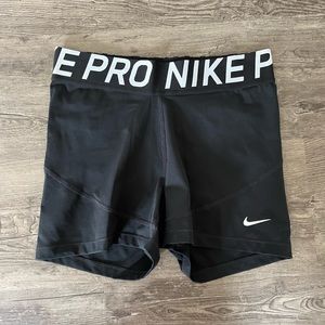 Black Nike Pros Shorts